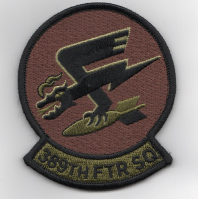 3.5'' AIR FORCE 389FS SQUADRON SUBDUED OCP EMBROIDERED PATCH