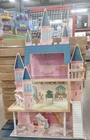 COCOLAND Fantasy Castle & Carriage Wooden Doll House Girls 3 Years+ Lol / 135cm