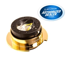 NRG Quick Release Gen 2.5 Black Body with Chrome Gold Ring SRK-250BK/CG