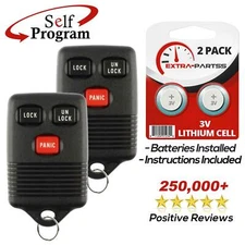 2 New 3b Replacement Keyless Entry Remote Car Key Fob Control for Ford GQ43VT4T