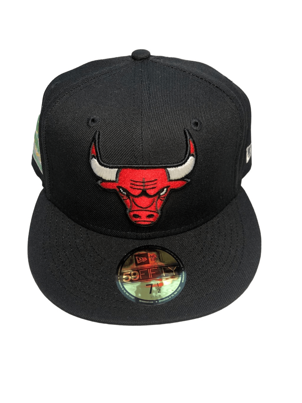 New Era Chicago Bulls Citrus Pop 59FIFTY Hat Cap Size 7 1/2