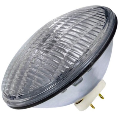 500PAR64/MFL 500W 125V-130V Med Flood EXT. MOGUL Prong Quartz NEW 234211
