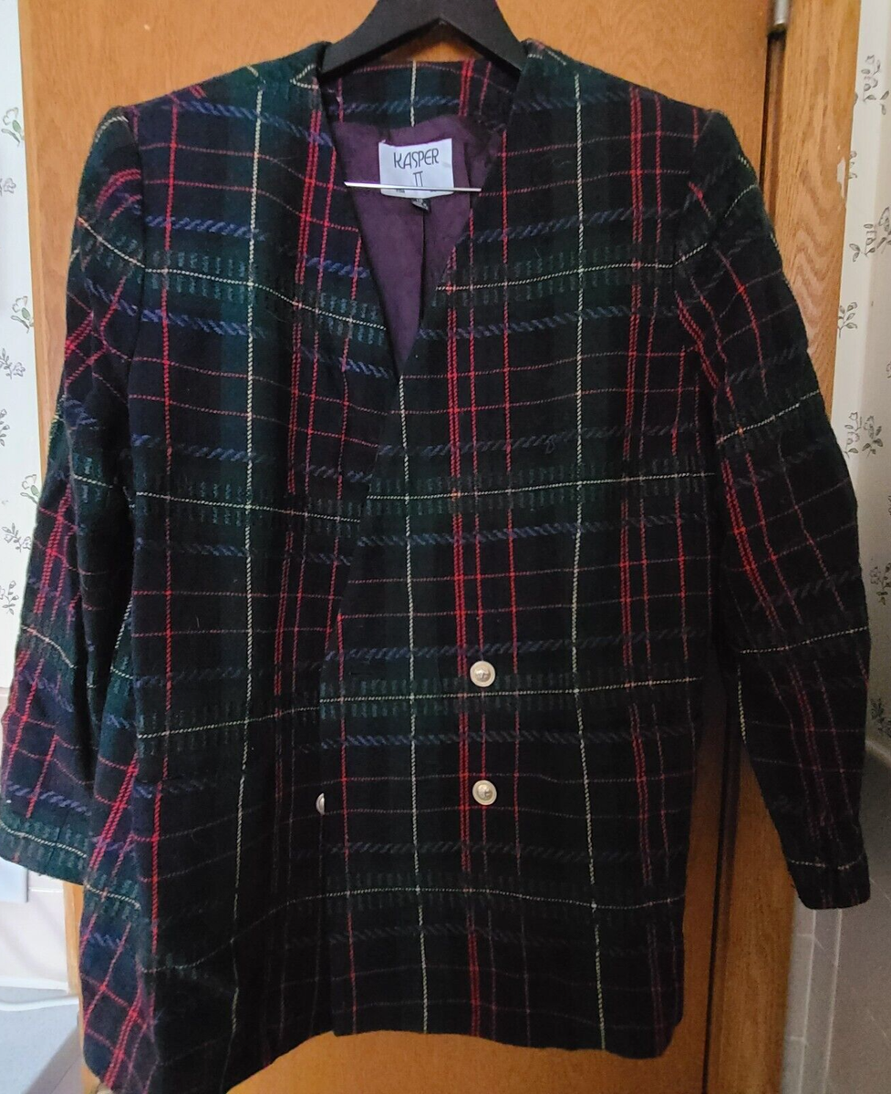 Kasper II for ASI Vintage 1980s Boucle Double Breasted