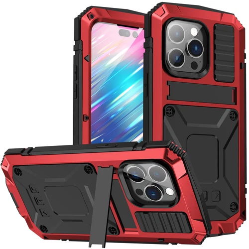 Metal Gorilla Glass Shockproof HeavyDuty Stand Case For iPhone 16 15 14 13 12 AU - Picture 15 of 55