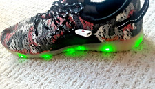 ZAPATILLAS ATS UNISEX LED TALLA 10 LIGHT UP TRANSPIRABLES CONFORT