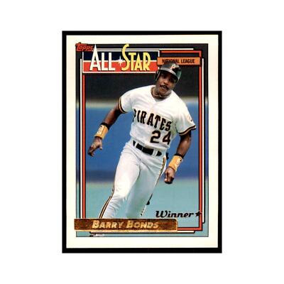 1992 Topps Gold Barry Bonds Baseball Cards #390 | eBay
