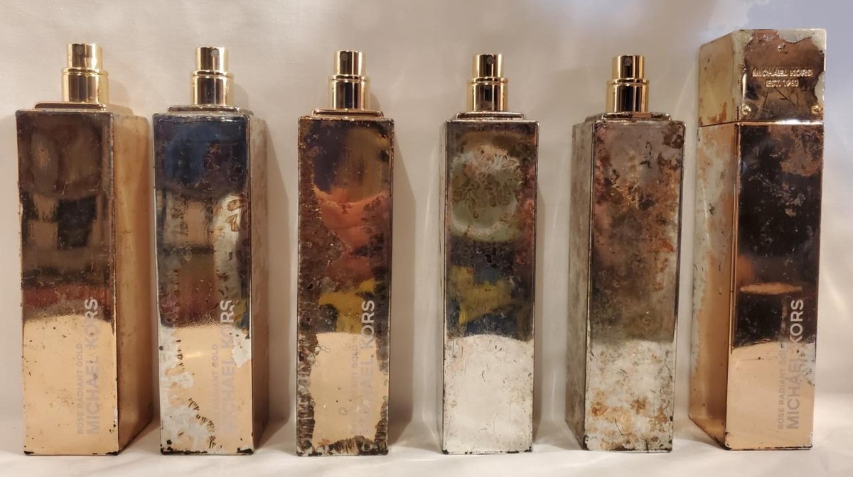 6 Bottles MICHAEL KORS *ROSE RADIANT GOLD* PERFUME 3.4oz 100ml 