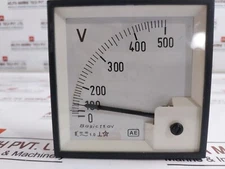 AUTOMATIC ELECTRIC 0-500V Analog Voltmeter 110V