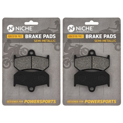 NICHE Brake Pad Set for Yamaha Apex FX RX1 RS Vector Rear Semi-Metallic 2 Pack