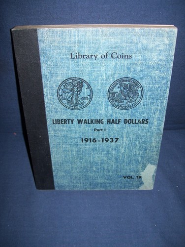 Library of Coins Vol.19 Liberty Walking Half Dollars Part 1 1916-1937 Used 1959