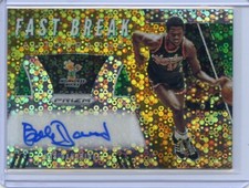 2019-20 Panini Prizm Fast Break BOB DANDRIDGE Gold Disco 1/1 JERSEY# Auto #10/10