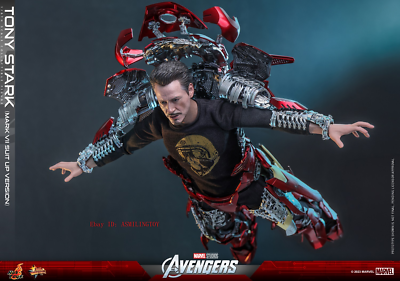 ホットトイズ 1/6 アイアンマン マーク7 スーツアップ版 MMS718 The Avengers MMS718 Tony Stark (Mark VII Suit-Up Ver.) 1/6th