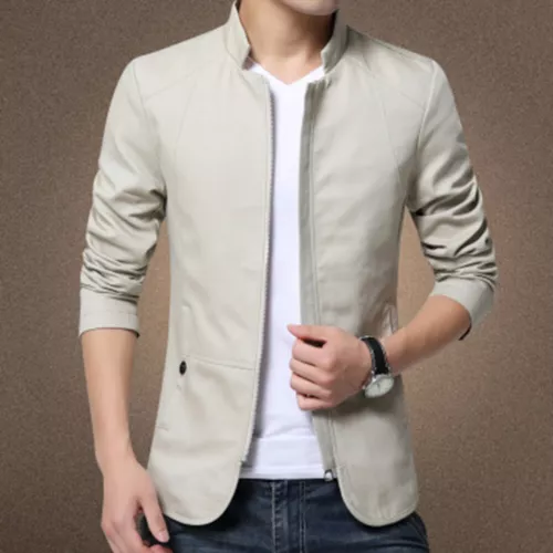 Men's Casual Slim Fit Business Formal One Button Suit Blazer Coat Jacket Tops - Picture 12 of 21
