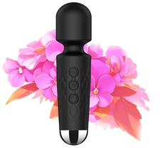 Portable Muscle Mini Massager, Upgraded Muscle Relaxer Waterproof (Black)