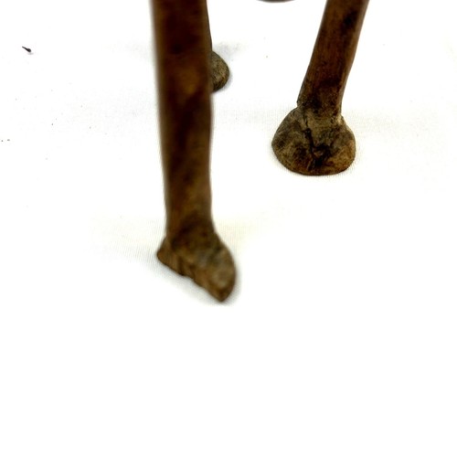 MADERA Camel tallado a mano hecho a mano de colección único pie defectuoso India - Imagen 4 de 9