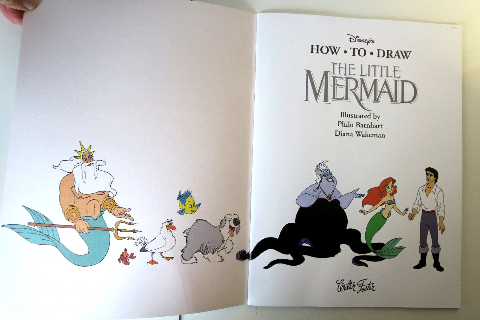 Disney - How To Draw The Little Mermaid - Walter Foster Large Format PB 1992