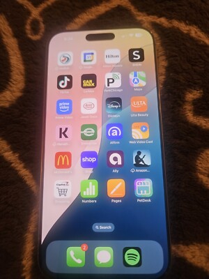 iphone 16 pro max ATT 256gb With TikTok DESERT TITANIUM 