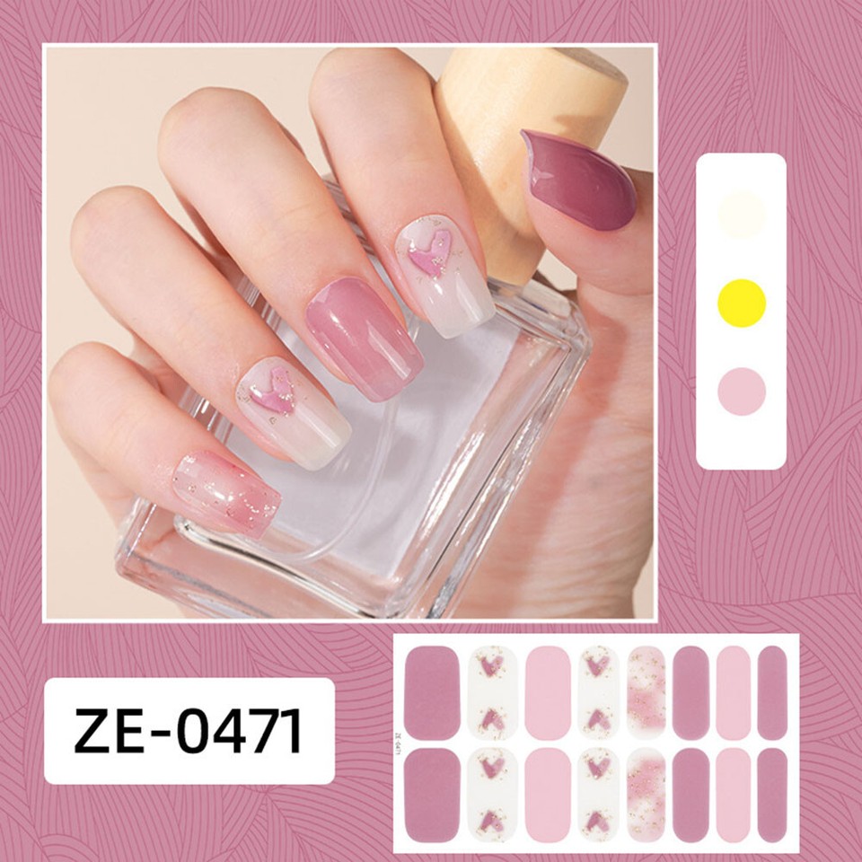ADESIVI PER NAIL Art Fai-Da-Te Adesivi Per Unghie 3D Foil Per Unghie