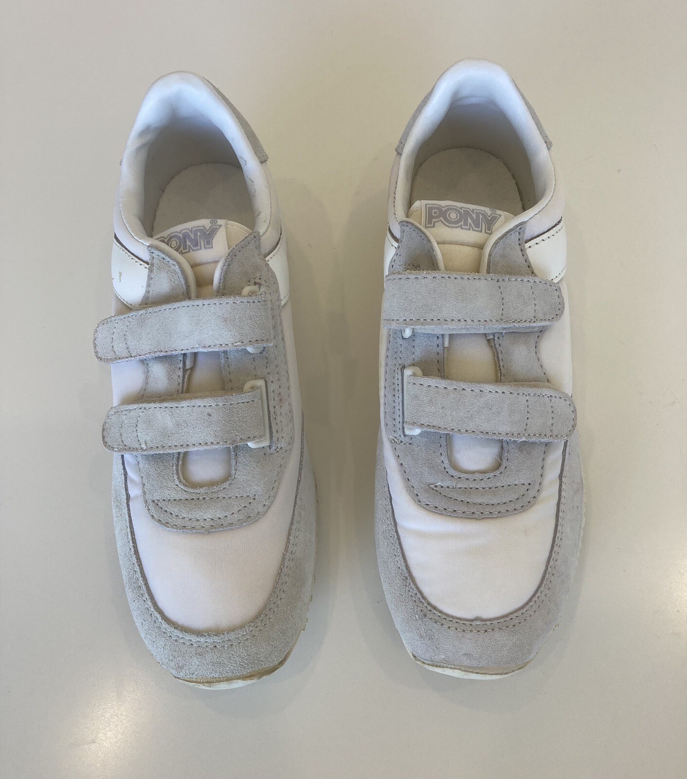 Sneakers Donna Vintage PONY Empress Bianche #2450 Taglia 6 con Scatola