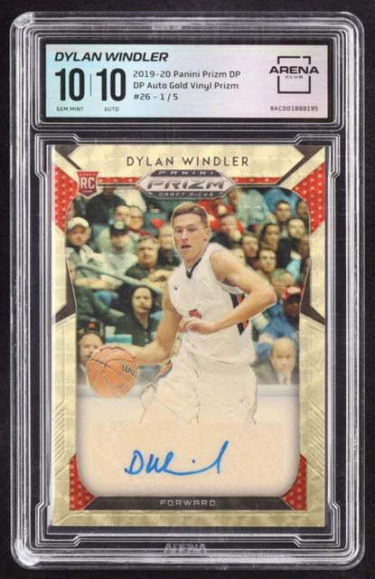 Dylan Windler 2019-20 Panini Prizm Draft Picks Autographs Prizms Gold Vinyl #26