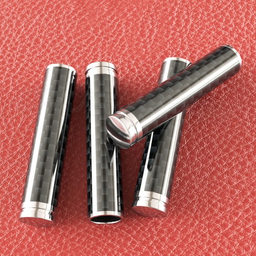 Carbon Fiber Aluminum Auto Interior Door Lock Pins Knob Trim For BMW Series 4PC- - Bild 12 von 12
