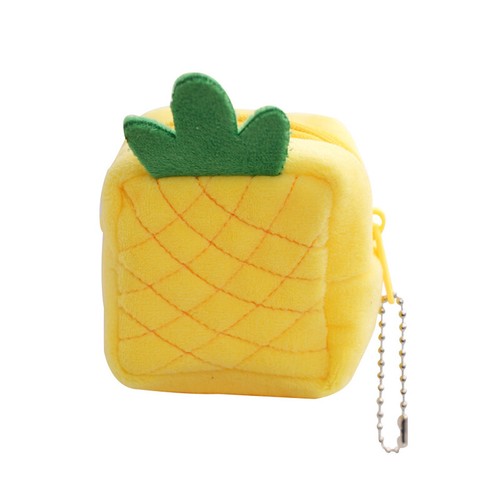 Cute Fruit Coin Purse Children Plush Zipper Coin Bag Key Earphone Storage Pouch❤ - Picture 6 of 15