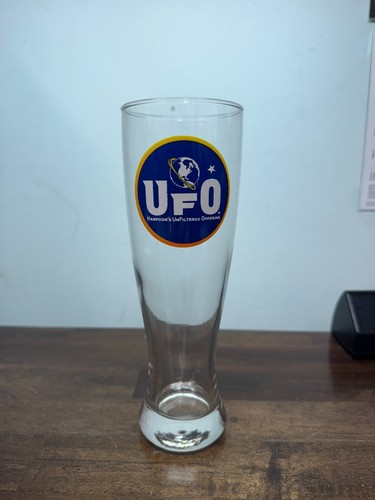 Harpoon Brewery UFO Hefeweizen 1 Pint Tall Beer Glass - Set of 4 - 第 1/3 張圖片