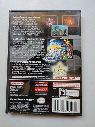 Pokemon Colosseum - Bonus Disc (Nintendo GameCube, 2004) - Picture 5 of 5