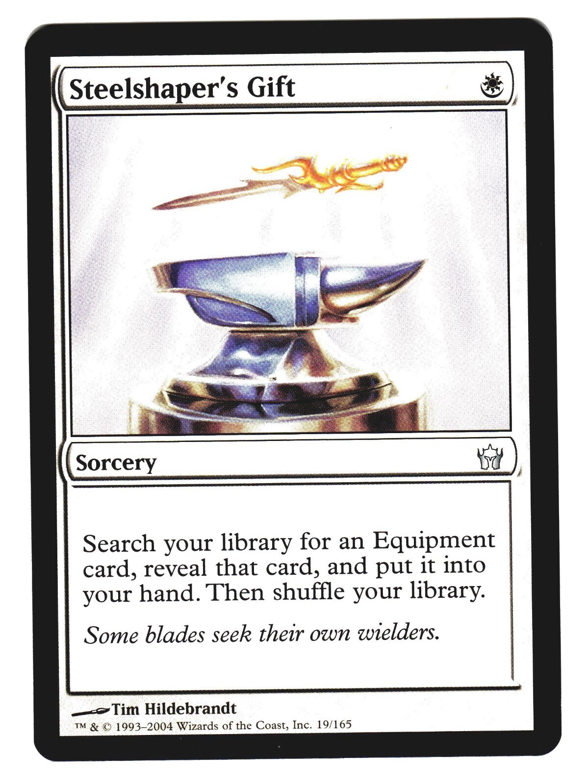 Magic The Gathering MTG FIFTH DAWN 2004 5DN #19 Steelshaper's Gift LP NM LOT2