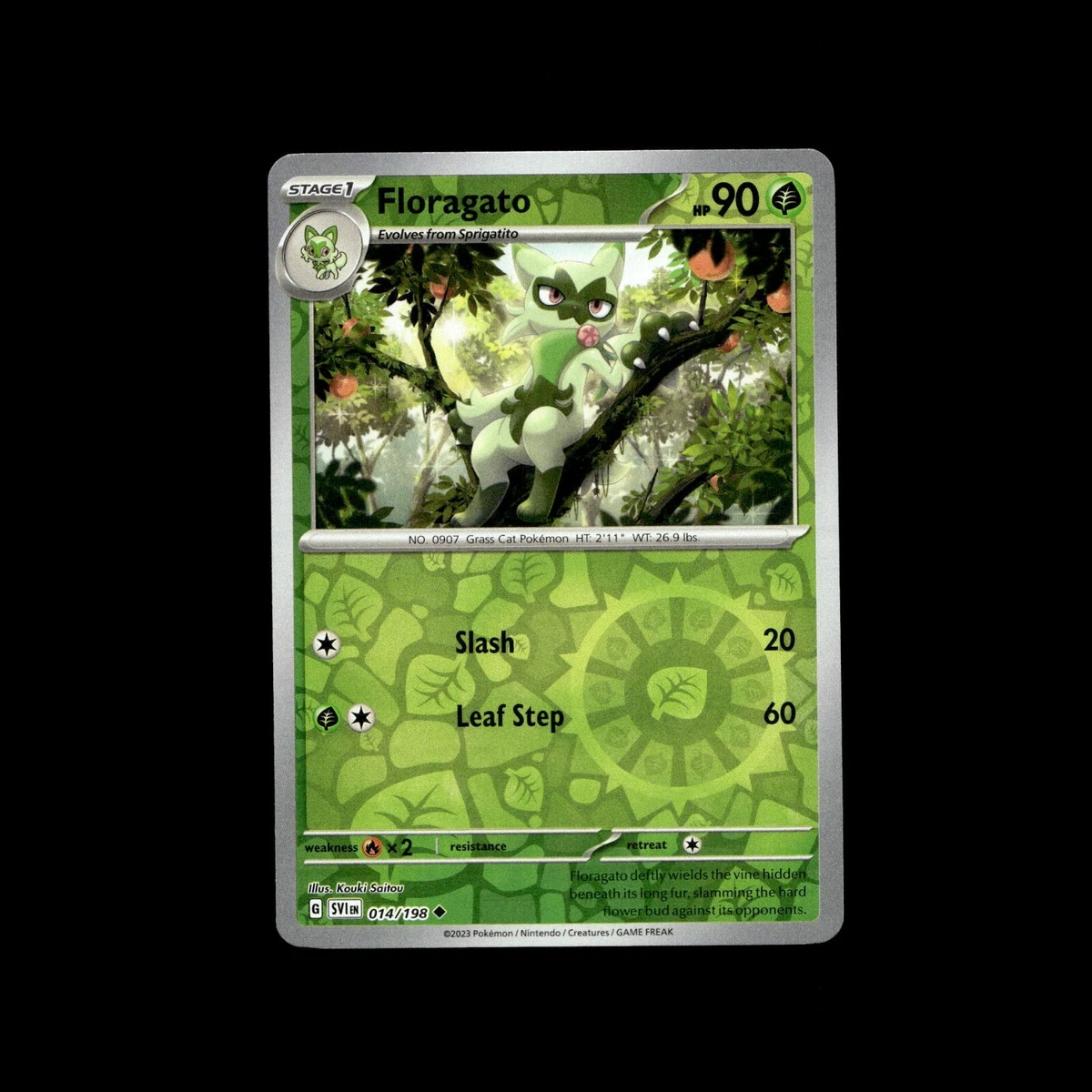 floragato pokemon card value Floragato - 014/198 - Scarlet & Violet