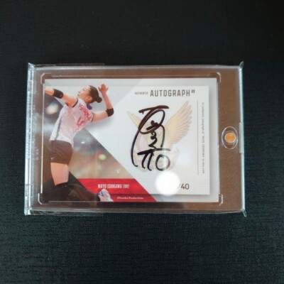 トランプ mayu 2022 Phoenix Nippon Mayu Ishikawa autographed card, limited to 40
