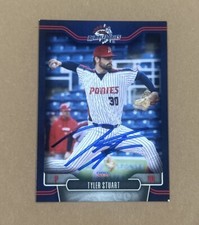 Tyler Stuart Autographed 2024 Binghamton Rumble Ponies Team Set - NY Mets