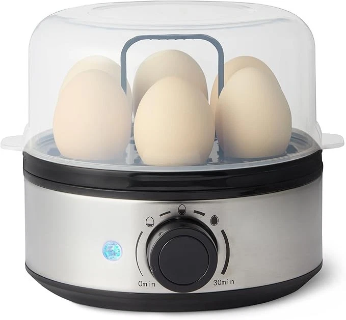 Electric Egg Cooker for Hard-Boiled Eggs with Auto Shutoff, Dishwasher-Safe Part