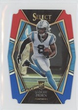 2021 Panini Select Premier Level Red & Blue Prizm Die-Cut Jaycee Horn #185 0k2j
