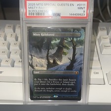 2025 MAGIC PSA 9 SPECIAL GUESTS MISTY RAINFOREST BORDERLESS #0111