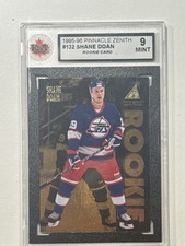 1995-96 Pinnacle Zenith #132 Shane Doan Rookie Card KSA 9. rookie card picture
