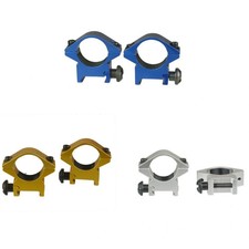 1 inch Low Profile Scope Rings for 25.4mm Tube Fits Picatinny / Weaver Rail