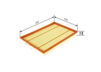 Bosch Luftfilter F 026 400 381 FüR BMW