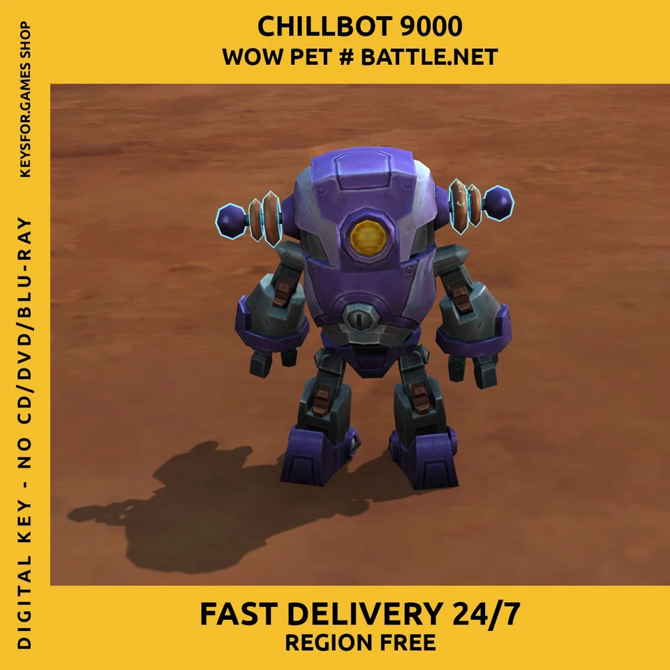 World of Warcraft Chillbot 9000 | Codice promozionale per animali domestici | WoW Global WW