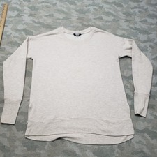 Athleta Sweatshirt Womens Medium Beige Pullover Long Sleeve