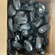 MIXED LOT OF 35 Used - HP Dell Lenovo Logitech etc Wired USB Mouse