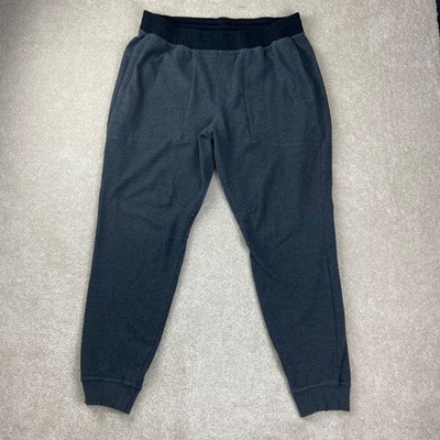 Lululemon At Ease Jogger Mens XL Grey Textured Quilted Sweatpants M5642S