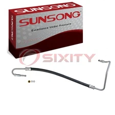 Sunsong Power Steering Pressure Line Hose for 1991-1995 Jeep Wrangler jt