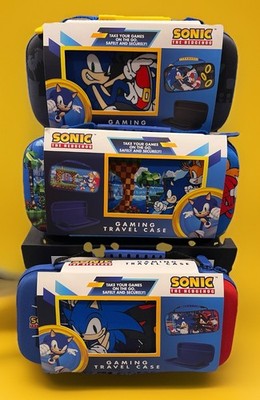 NEW Nintendo Switch Sonic The Hedgehog Console Games Padded Hard Travel Case