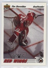 1991-92 Upper Deck Tim Cheveldae #129 11xm