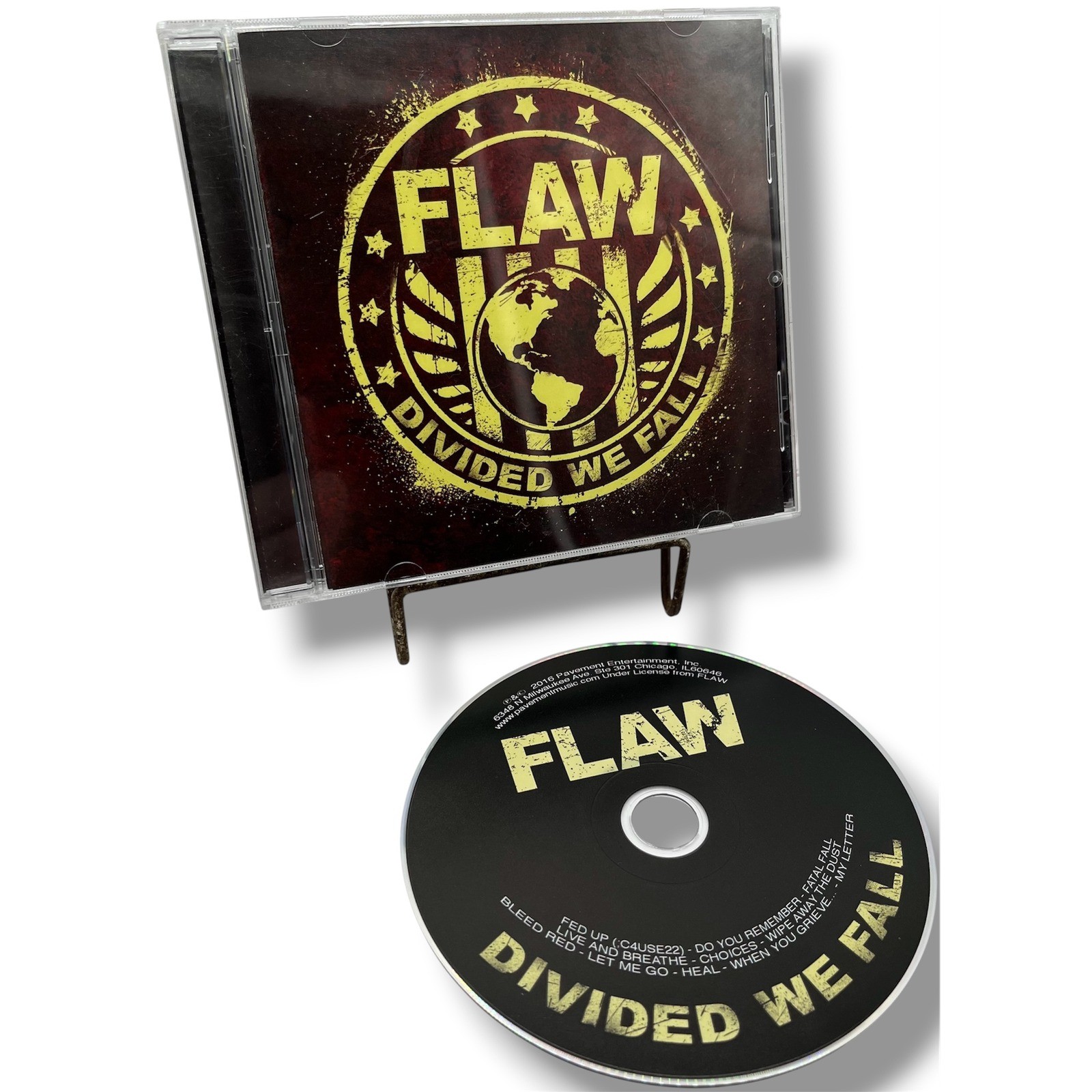 Flaw Divided We Fall CD 2016 Pavement Entertainment Nu-Metal Alternative Rock