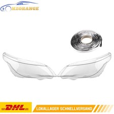 1 Paar Für BMW 5er E60 2003-2010 Scheinwerferglas Links+Rechts 63127165569