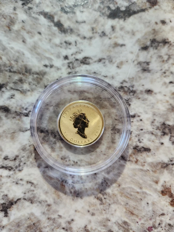 Expo 2000 Privy Mark Gold Maple Leaf Coin .9999 Gold 7.777 Grams - Image 3 of 4