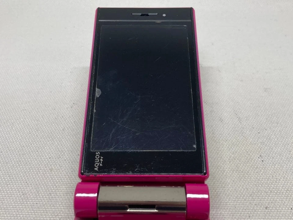 SHARP Au Win W61Sh Aquos J530C287Dd Japanese Flip Phone Garake Keitai - Image 4 of 4