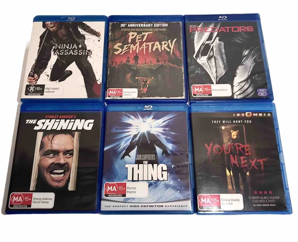 15x Horror Sci-fi Thriller Blu-Rays (Carpenter + Kubrick + Del Toro) Region B - image 4 of 4